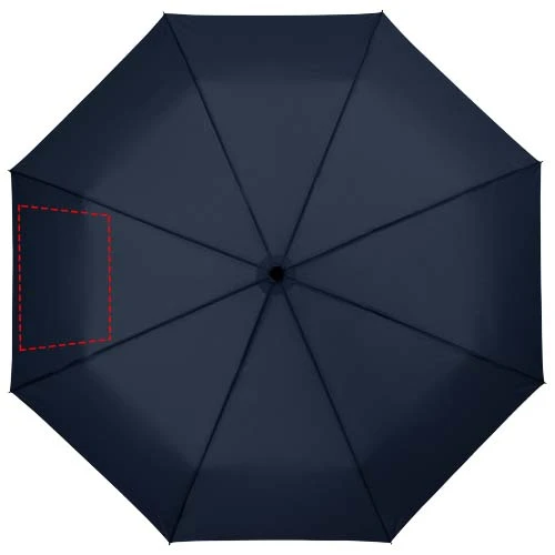 Automatický dáždnik Wali 21 palcový – námornícka modrá – tlačová plocha – 7. panel