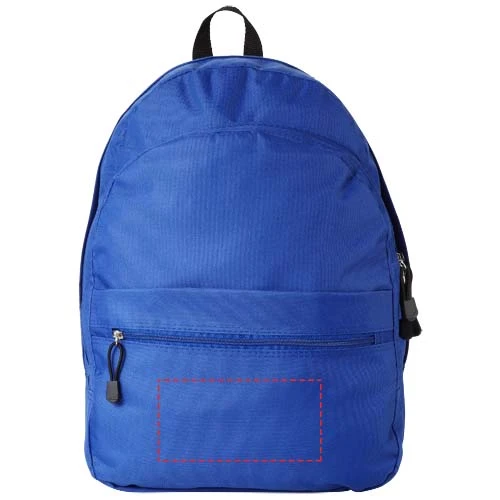 Batoh Trend - pohodlný trendy batoh – kráľovská modrá – tlačová plocha – Vrecko