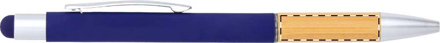 Borbox dotykové guličkové pero – dark blue – tlačová plocha – Na telo - pre ľaváka