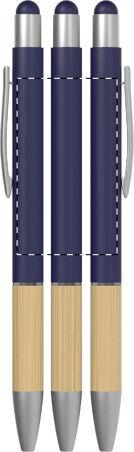 Borbox dotykové guličkové pero – dark blue – tlačová plocha – Obal