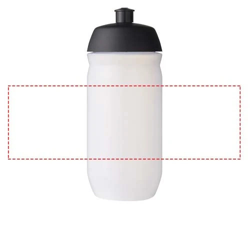 HydroFlex ™ Clear 500 ml športová fľaša – černá – tlačová plocha – Po obvode