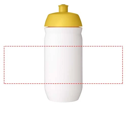 HydroFlex ™ 500 ml športová fľaša – žlutá – tlačová plocha – Po obvode