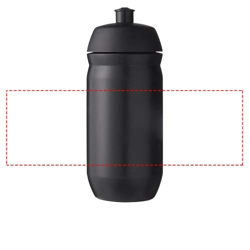 HydroFlex ™ 500 ml športová fľaša – černá – tlačová plocha – Po obvode