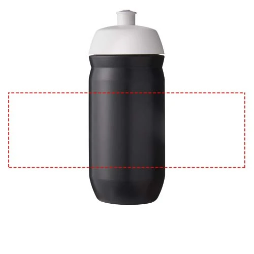 HydroFlex ™ 500 ml športová fľaša – bílá – tlačová plocha – Po obvode