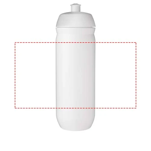 HydroFlex ™ 750 ml športová fľaša – bílá – tlačová plocha – Po obvode