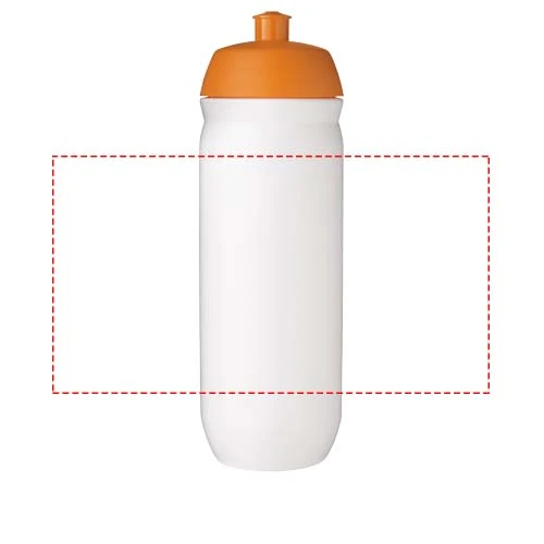 HydroFlex ™ 750 ml športová fľaša – oranžová – tlačová plocha – Po obvode