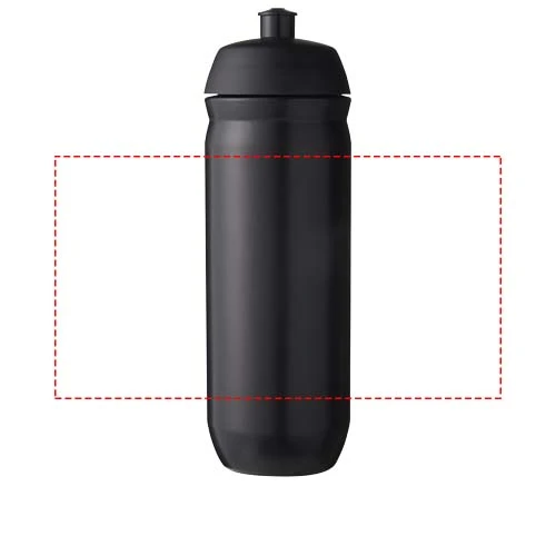 HydroFlex ™ 750 ml športová fľaša – černá – tlačová plocha – Po obvode