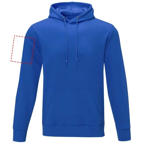 Pánská mikina Charon - Elevate – modrá – tlačová plocha – Pravý biceps
