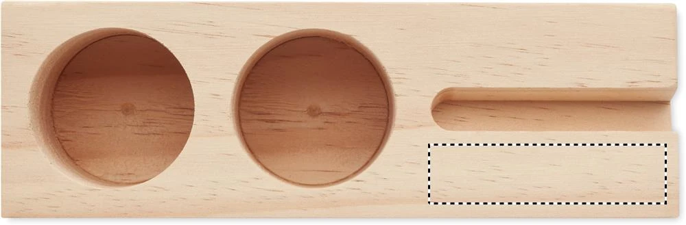 Stolný stojan so sadou semienok – barva dřeva – tlačová plocha – TOP SIDE 1