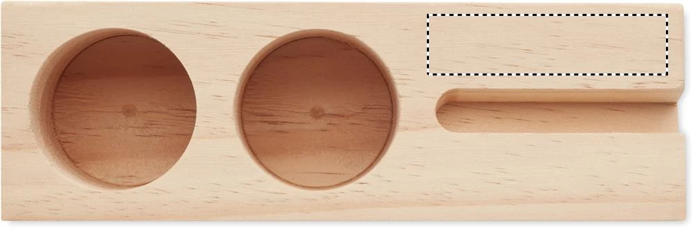 Stolný stojan so sadou semienok – barva dřeva – tlačová plocha – TOP SIDE 2