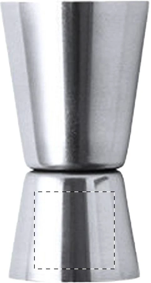 Coleman koktailový set – silver – tlačová plocha – Spodná časť