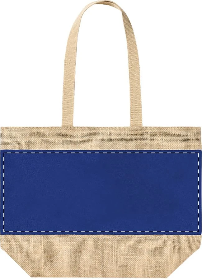 Paralia plážová alebo nákupná taška – dark blue – tlačová plocha – Predná strana