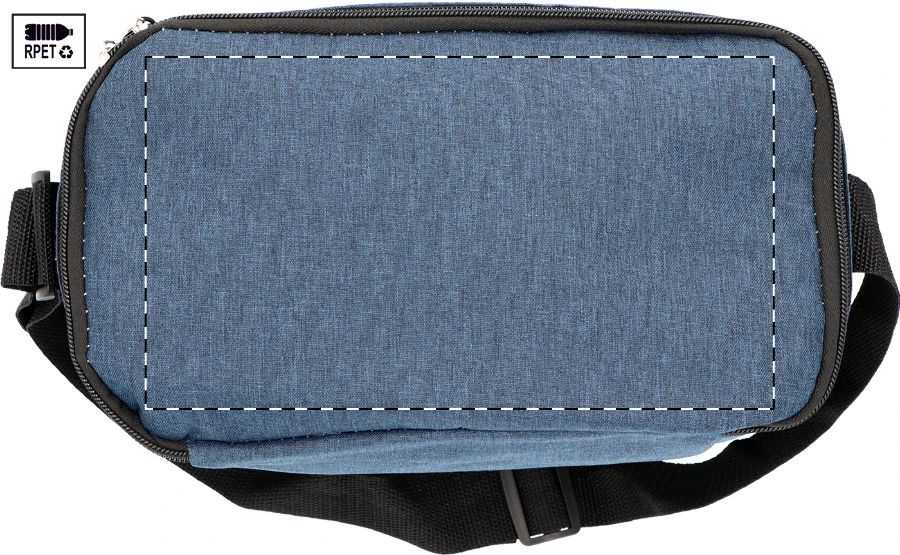 Igaliku RPET chladiaca taška – dark blue – tlačová plocha – Vrchná časť
