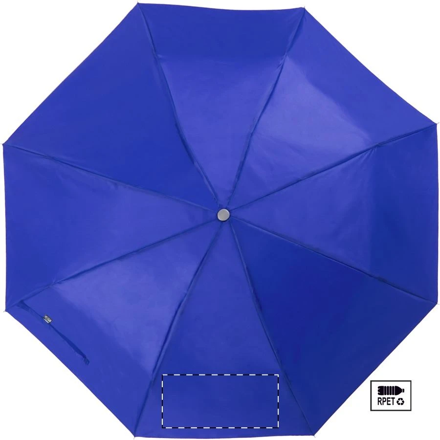 Dissem RPET dáždnik – dark blue – tlačová plocha – Panel 2