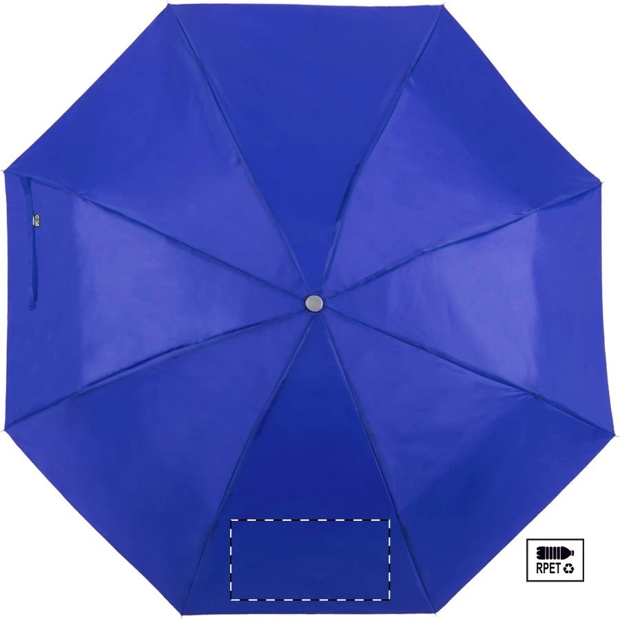 Dissem RPET dáždnik – dark blue – tlačová plocha – Panel 3