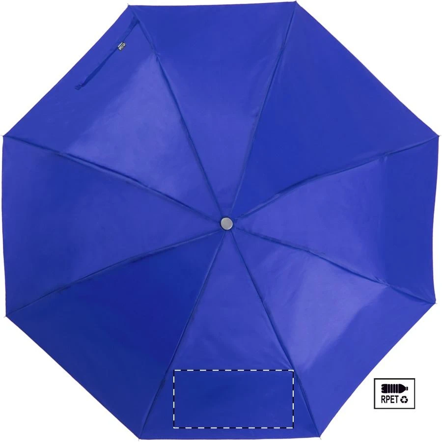 Dissem RPET dáždnik – dark blue – tlačová plocha – Panel 4