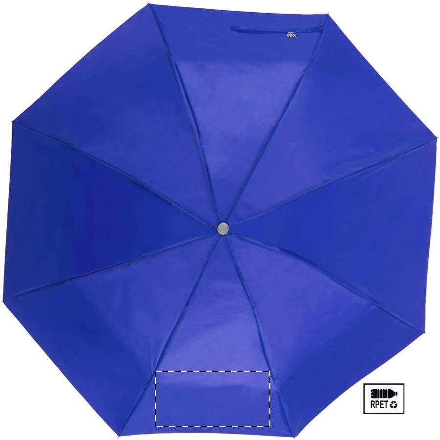 Dissem RPET dáždnik – dark blue – tlačová plocha – Panel 5