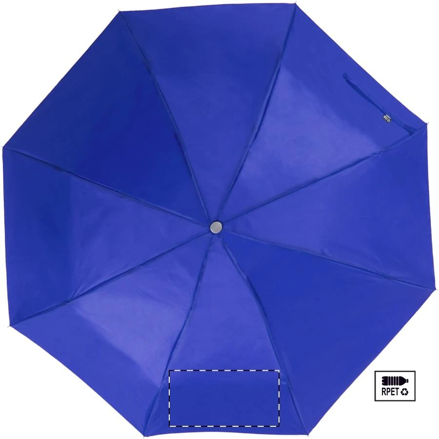 Dissem RPET dáždnik – dark blue – tlačová plocha – Panel 6