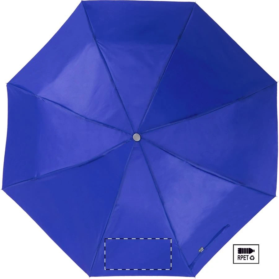 Dissem RPET dáždnik – dark blue – tlačová plocha – Panel 8