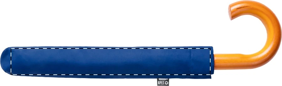 Dissem RPET dáždnik – dark blue – tlačová plocha – Puzdro/Vrecko