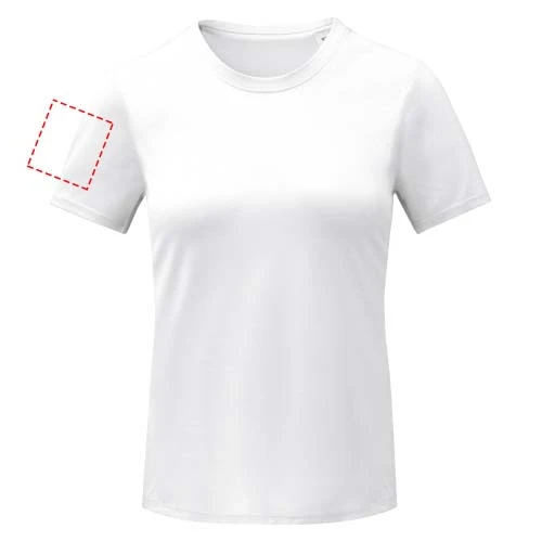 Dámske tričko cool fit s krátkym rukávom Kratos - Elevate – bílá – tlačová plocha – Pravý biceps