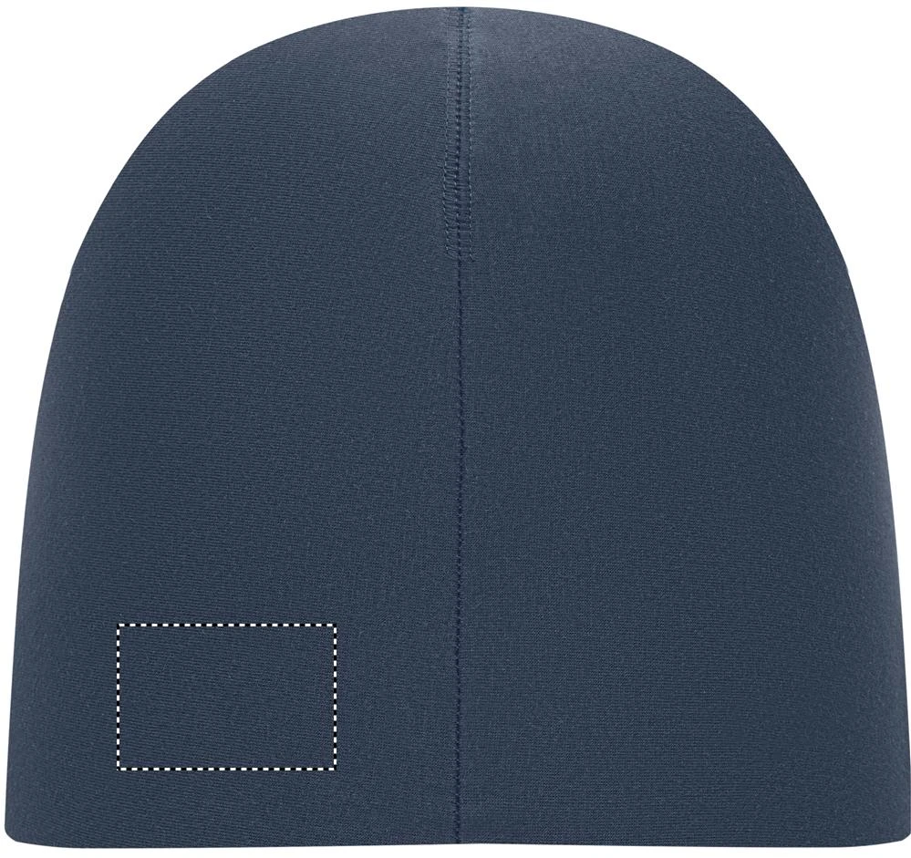 Unisex bavlnená čiapka – modrá – tlačová plocha – BACK SIDE 2