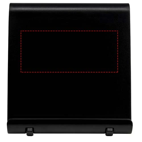 Stojan na telefón a tablet Resty – černá – tlačová plocha – Predná strana