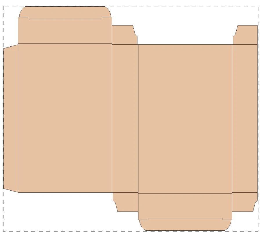 Cooter súprava náradia – natural – tlačová plocha – Vlastná kraft vlnitá krabica