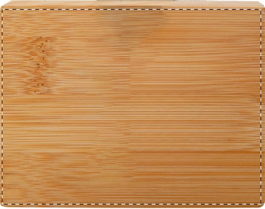 Sagano poznámková kocka – natural – tlačová plocha – Zadná strana