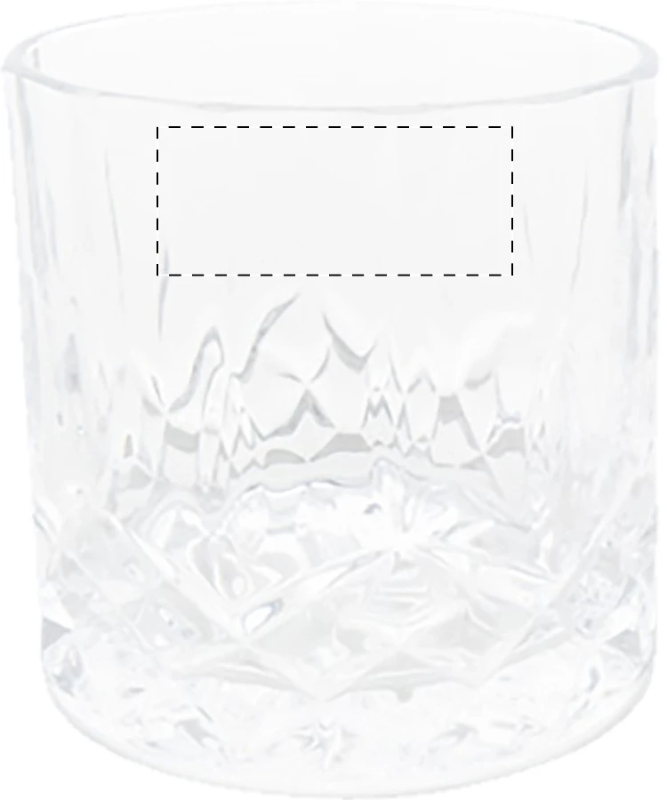 Speyside sada pohárov na whisky – natural – tlačová plocha – Pohár 1