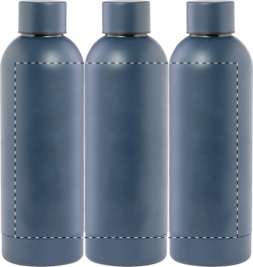 Blussi fľaša z nerez ocele – dark blue – tlačová plocha – Obal
