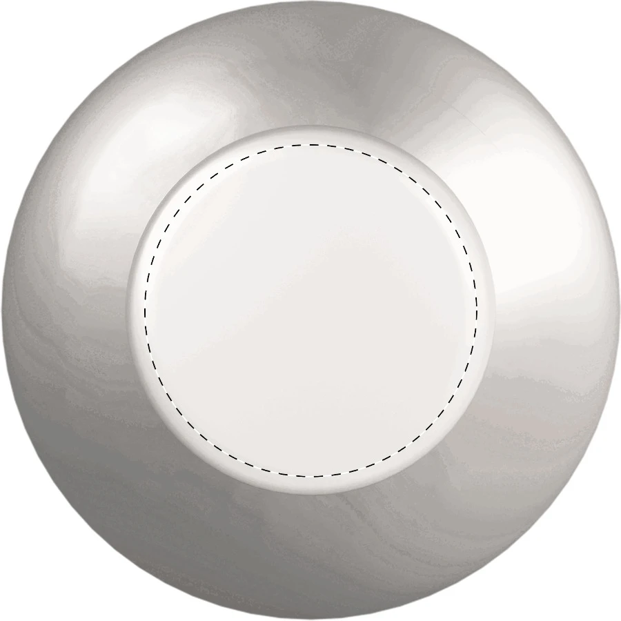 Koppar termoska s medenou izoláciou – silver – tlačová plocha – Čiapka