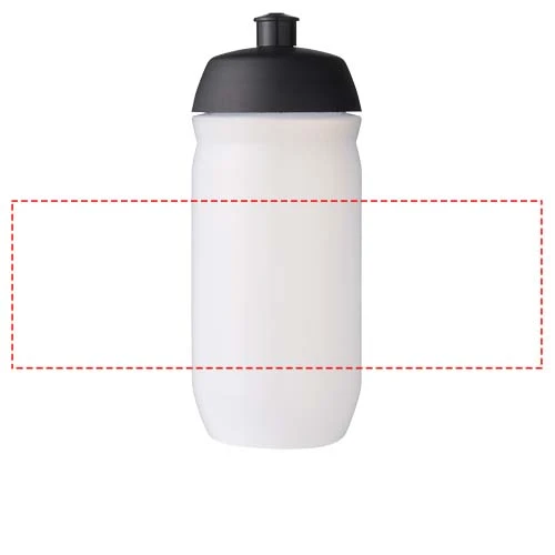 HydroFlex™ 500 ml športová fľaša – černá – tlačová plocha – Po obvode