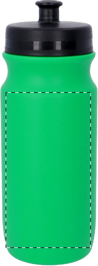 Palmares športová fľaša – green – tlačová plocha – Predná strana