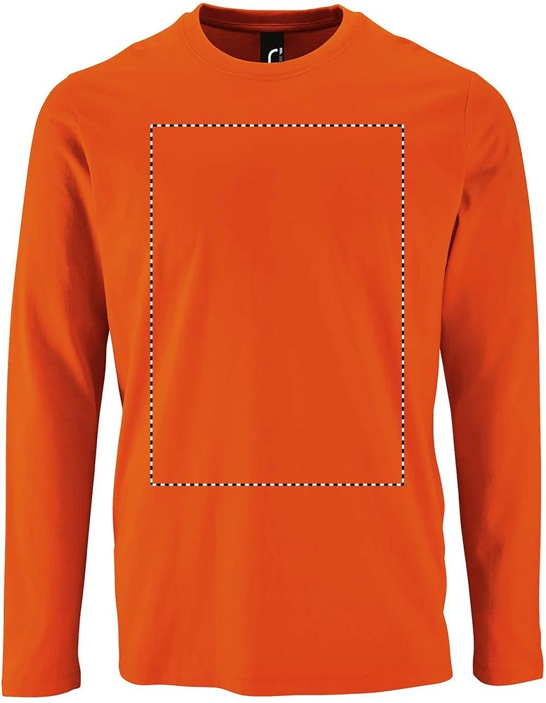 Imperial pánske lsl 190g - Sol's – red – tlačová plocha – Predná strana