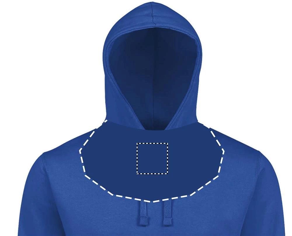 Spencer - mikina s kapucňou - Sol's – džínová (denim) – tlačová plocha – Vnútro