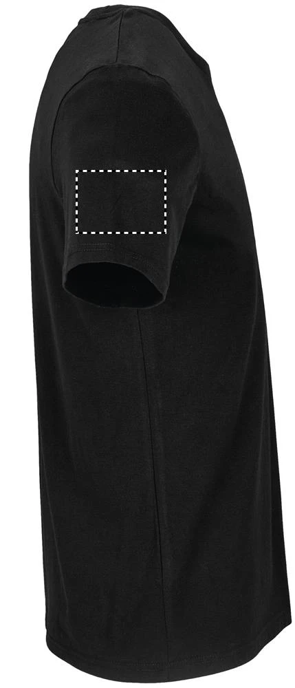 Odyssey unisex tričko 170g - Sol's – recyklovaná bílá – tlačová plocha – Pravý rukáv