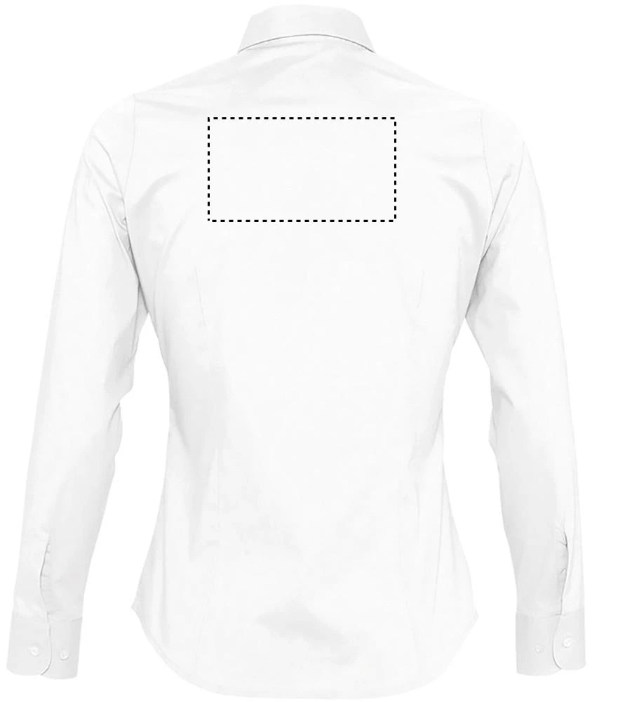 Eden - dámske tričko 140g - Sol's – white – tlačová plocha – BACK SCREEN
