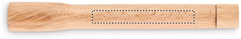 Drevené COB svietidlo – barva dřeva – tlačová plocha – Bok 1