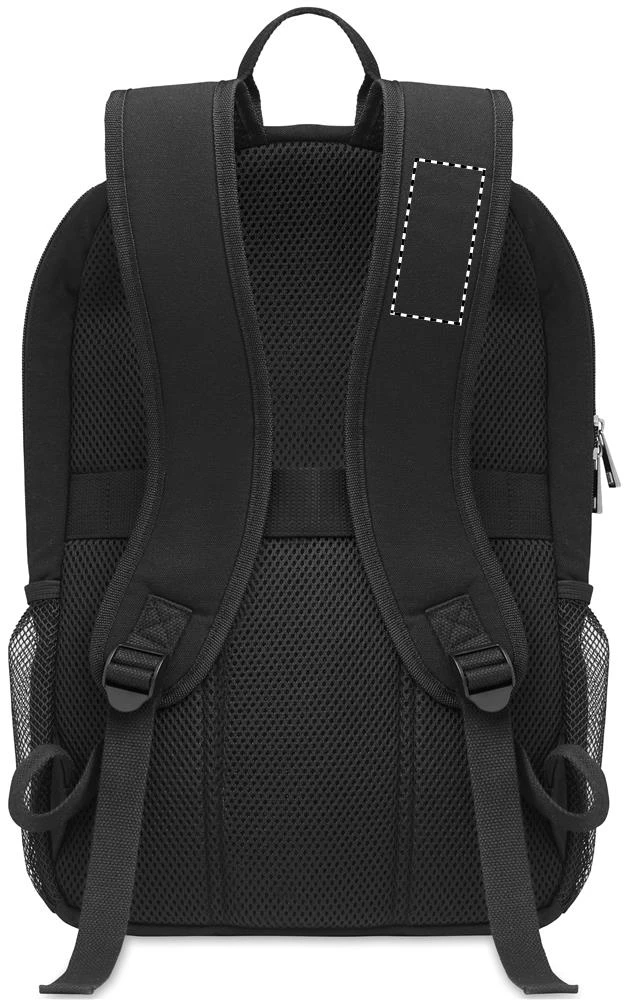 Batoh na 15-palcový notebook – černá – tlačová plocha – STRAP LEFT