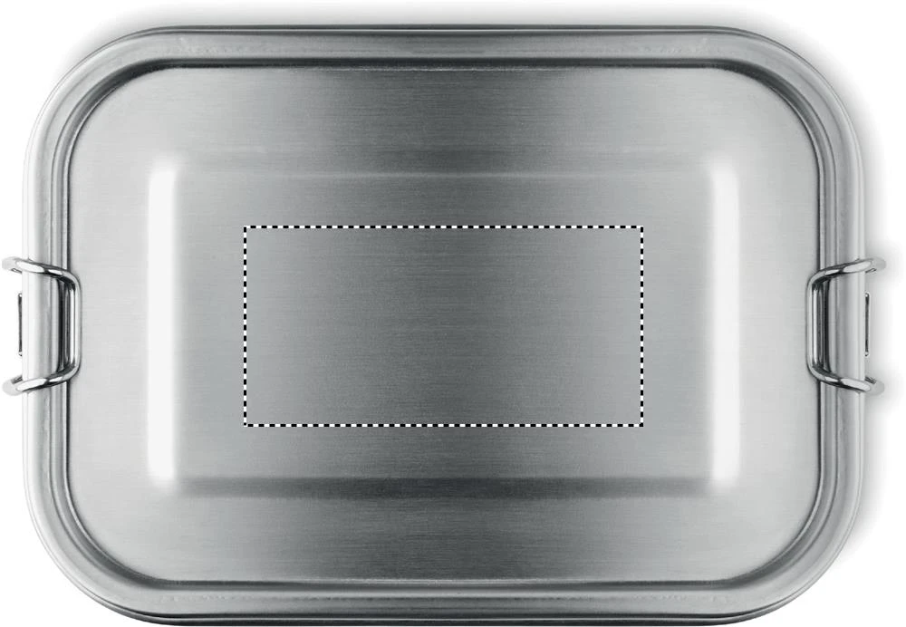 Obedová súprava z nerezu – černá – tlačová plocha – LUNCHBOX LID