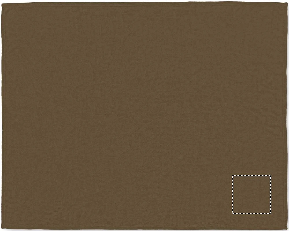 Fleecová deka RPET – země – tlačová plocha – BLANKET