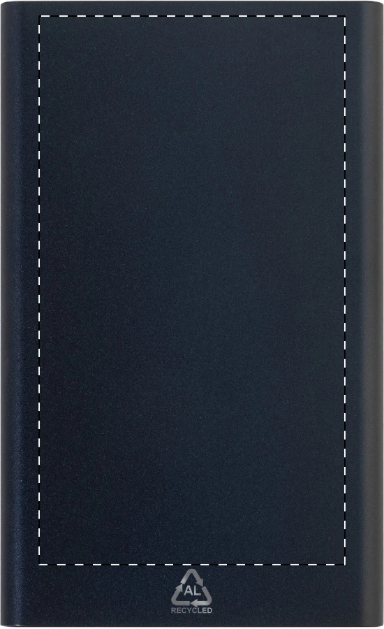 RaluFour power banka – dark blue – tlačová plocha – Predná strana