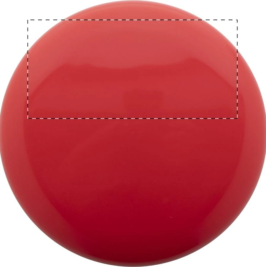 Reppy frisbee – red – tlačová plocha – Vrchná - horná časť