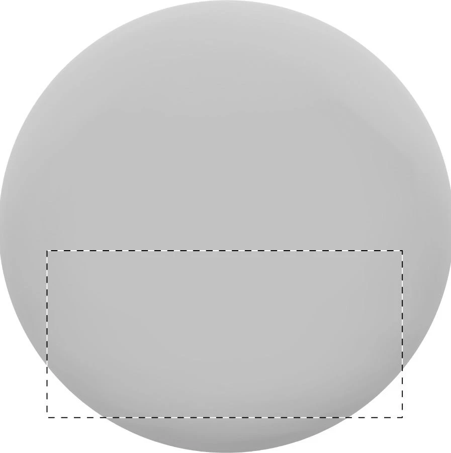 Reppy frisbee – white – tlačová plocha – Vrchná - spodná časť