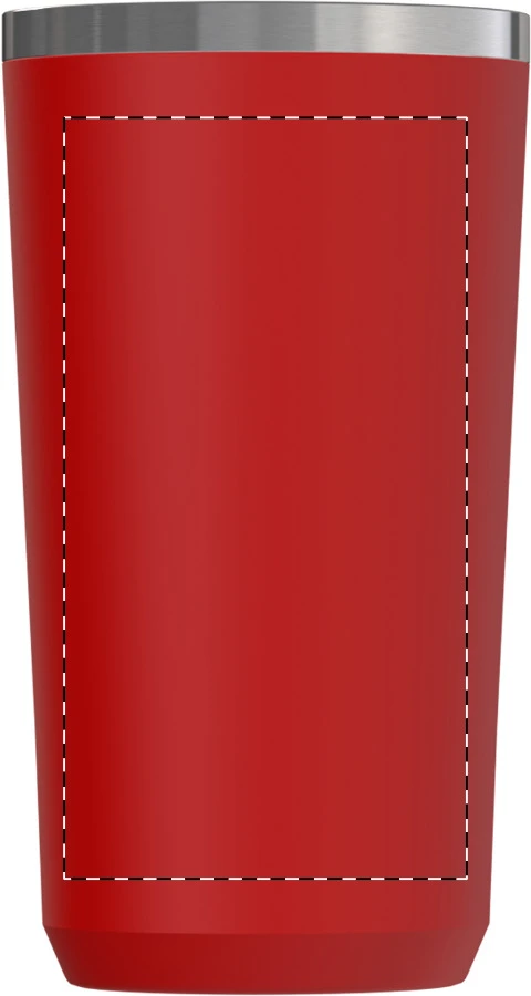 Lungogo termo hrnček – red – tlačová plocha – Predná strana