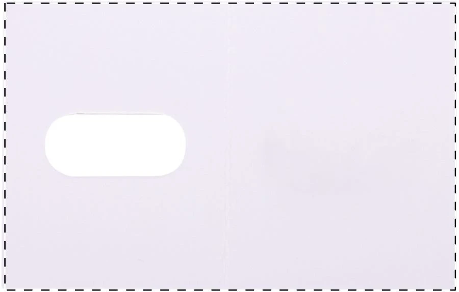 CreaCam Plus krytka na web kameru na zákazku – white – tlačová plocha – Papierová vložka - vo vnútri