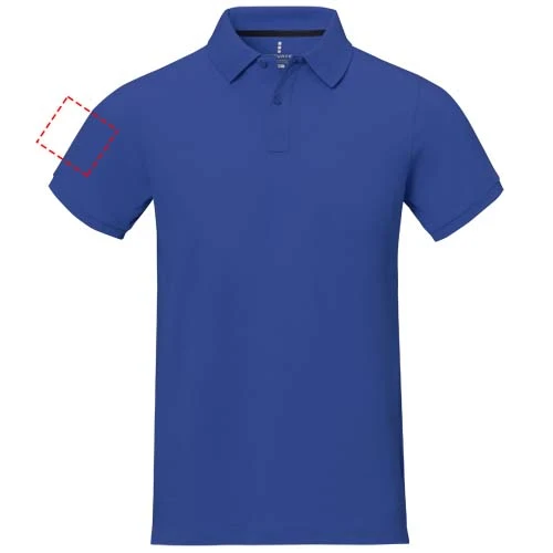 Polokošeľa Calgary - Elevate – modrá – tlačová plocha – Pravý biceps