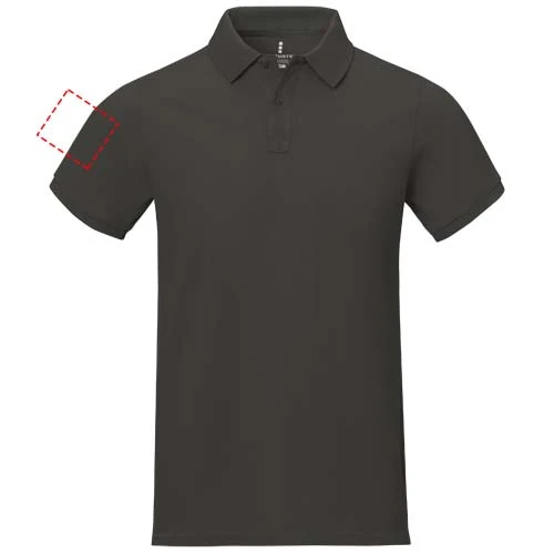 Polokošeľa Calgary - Elevate – antracitová – tlačová plocha – Pravý biceps