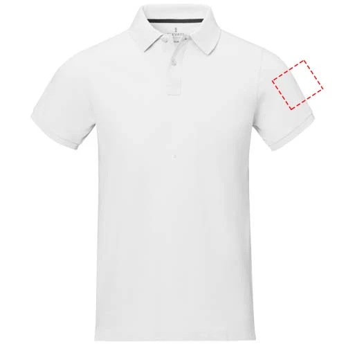 Polokošeľa Calgary - Elevate – bílá – tlačová plocha – Levý biceps